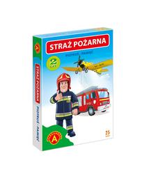 Karty Piotruś i memo STRAŻ POŻARNA 2w1