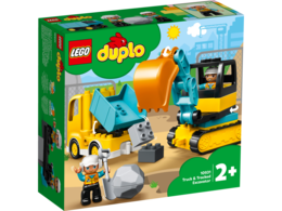Klocki Lego Duplo Ciężarówka i koparka