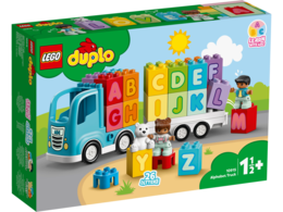Klocki Lego Duplo Ciężarówka z alfabetem