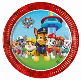 Talerzyki papierowe PSI PATROL 19,5cm