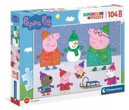 Puzzle 104 MAXI ŚWINKA PEPPA SuperColor Puzzle 104 MAXI ŚWINKA PEPPA SuperColor