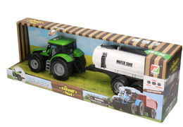 Traktor z opryskiwaczem światła dźwięk