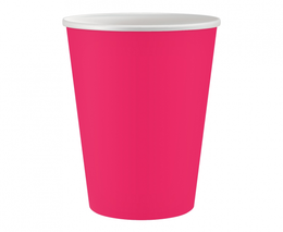 Kubeczki papierowe magenta 6szt
