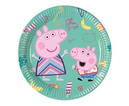 Talerzyki papierowe ŚWINKA PEPPA 20cm