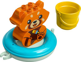 Zabawa w kąpieli: pływająca czerwona panda LEGO DUPLO
