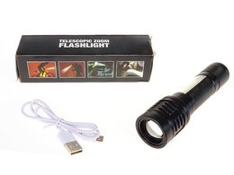 Latarka LED z ładowarką USB