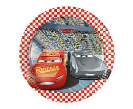 Talerzyki papierowe 8szt CARS