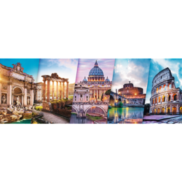 Puzzle 500 panorama PODRÓŻ DO WŁOCH 