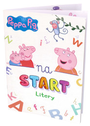 Książka ŚWINKA PEPPA NA START Litery