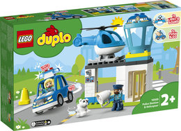 Posterunek policji i helikopter LEGO DUPLO
