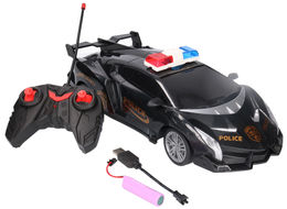 SPORTOWE AUTO STEROWANE NA RADIO POLICJA 