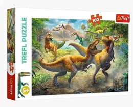  PUZZLE 160 Walczące Tyranozaury