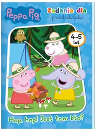 Książka ŚWINKA PEPPA Hop hop! Jest tam kto? Zadania dla przedszkolaka