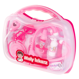 Zestaw MAŁY LEKARZ różowy SMILY PLAY