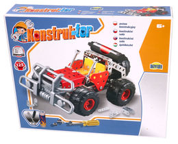 Mały konstruktor JEEP do skręcania 125el 