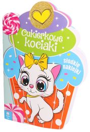 Kolorowanka CUKIERKOWE KOCIAKI naklejki