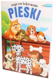 Kolorowanka PIESKI magiczne kolorowanie