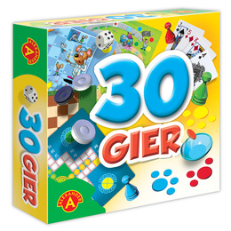ZESTAW 30 GIER GRA DLA DZIECI I NIE TYLKO