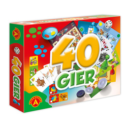 ZESTAW 40 GIER GRA DLA DZIECI I NIE TYLKO