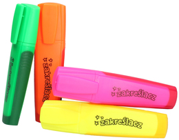 Marker zakreślacze neon 4szt