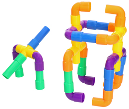 Klocki przestrzenne 3D RURKI