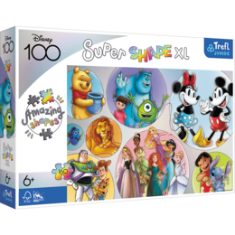 PUZZLE 160 XL Kolorowy świat Disney 