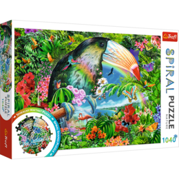 Puzzle Spiral 1040 Tropikalne zwierzęta 