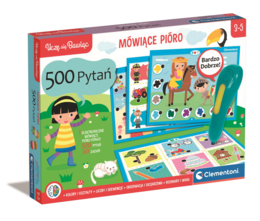 GRA EDUKACYJNA Mówiące Pióro 500 Pytań