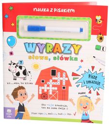 WYRAZY piszę i zmazuję NAUKA Z PISAKIEM zeszyt zadań