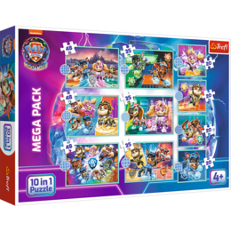 Puzzle 10w1 PSI PATROL Wesoły dzień piesków