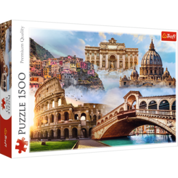 PUZZLE 1500 Ulubione miejsca WŁOCHY
