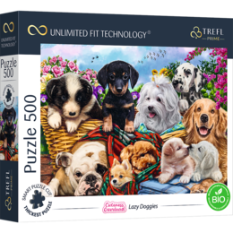 Puzzle 500 UFT Lazy Doggies