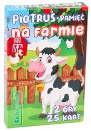 Karty Piotruś NA FARMIE 2 gry MEMO