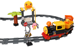 Kolejka KURCZAK z dźwiękiem KLOCKI Kolejka KURCZAK z dźwiękiem KLOCKI