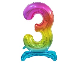 BALON FOLIOWY CYFRA „3” 74cm