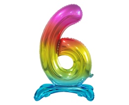 BALON FOLIOWY CYFRA „6” 74cm