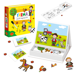 Puzzle Magnetyczne FARMA - 24 elementy.