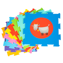 MATA PIANKOWA ZWIERZĘTA Smily Play puzzle piankowe