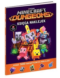 Książeczka MINECRAFT DUNGEONS księga naklejek