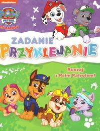 Książka PSI PATROL Ruszaj z Psim Patrolem - zadanie przyklejanie