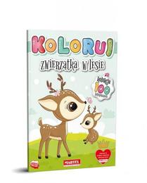 Kolorowanka ZWIERZĄTKA W LESIE koloruj