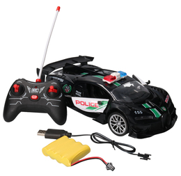 Sportowe auto na radio POLICJA z ładowarką