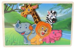 Układanka drewniana ZWIERZĘTA puzzle