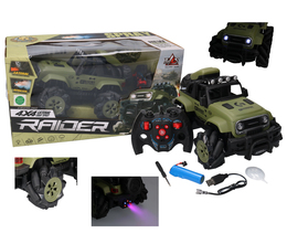 Terenowe auto na radio zdalnie sterowane TERENÓWKA JEEP  z dymem LIMITED EDITION