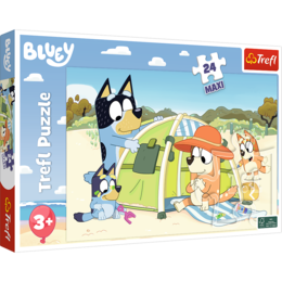 Puzzle 24 MAXI Bluey Wspaniały dzień Bluey