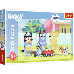 Puzzle 100 Bluey Wesoły dzień Bluey Puzzle 100 Bluey Wesoły dzień Bluey