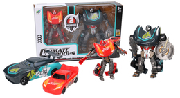Robot transformacja CARS 2 auta zestaw