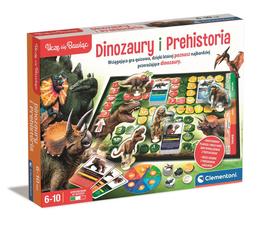 GRA DINOZAURY I PREHISTORIA Uczę się bawiąc CLEMENTONI 