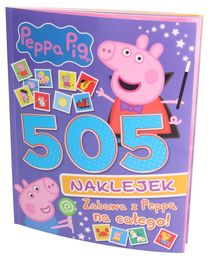 Książka 505 naklejek Zabawa z Peppą na całego!
