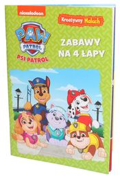 Książka ZABAWY NA 4 ŁAPY zeszyt zadań PSI PATROL